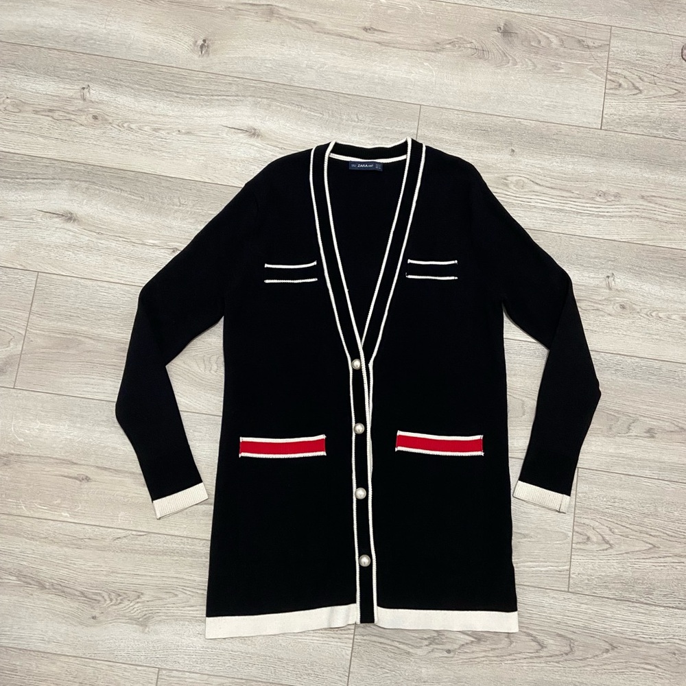 Women's Black Cardigan Sweater